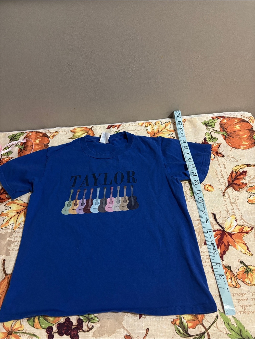 Taylor Royal Blue Kids Guitar Graphic Tee